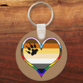 Beer Pride Heart Sleutelhanger (Voorkant)
