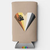 Beer Pride Heart Slim Seltzer Can Beverage Koeler (Voorkant)