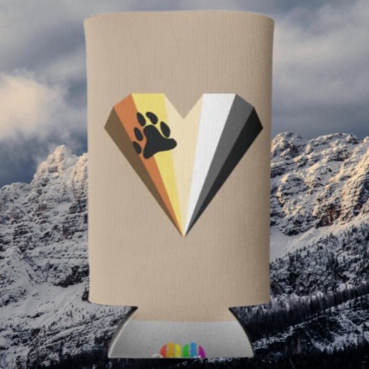 Beer Pride Heart Slim Seltzer Can Water Cooler