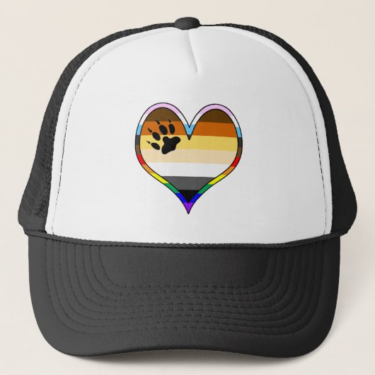 Beer Pride Heart Trucker Hat Pet (Voorkant)