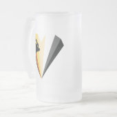 Beer Pride Heart Vorst Glas Mok (Voorkant links)