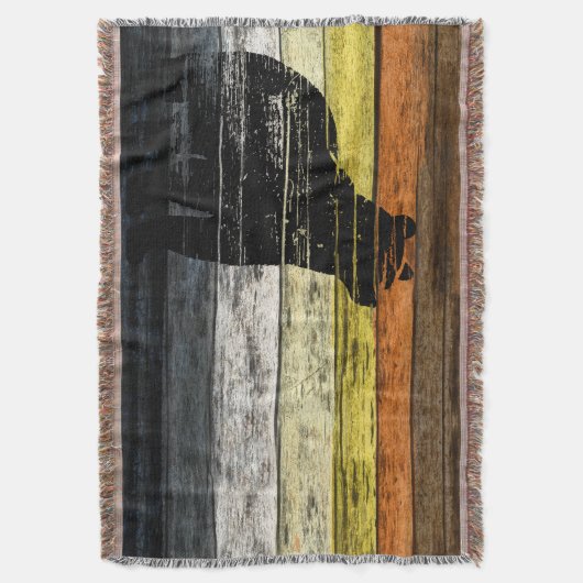 Beer Pride Hout Kunst Deken (Voorkant Verticaal)