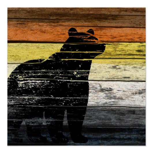 Beer Pride Houten Kunst Perfect Poster (Voorkant)