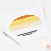 BEER PRIDE INKTBALK - png.nl Ovale Sticker (Envelop)