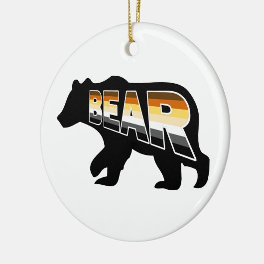 Beer Pride Keramisch Ornament (Links)