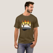Beer Pride Kleuren Beerpoot T-shirt (Voorkant volledig)