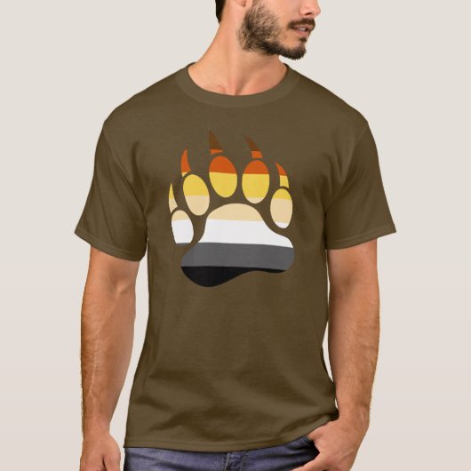 Beer Pride Kleuren Beerpoot T-shirt (Voorkant)