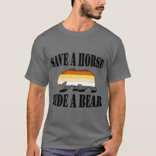Beer Pride kleuren sparen een paard dat een Beer r T-shirt