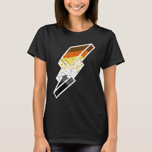 Beer Pride Lightning Bolt Cute Lgbtq Parade T-shirt (Voorkant)