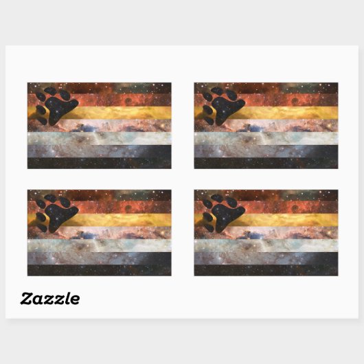 Beer Pride Nebula Flag stickers (Vel)