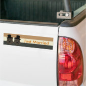 Beer Pride Net getrouwd Bumpersticker (Op Truck)