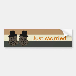 Beer Pride Net getrouwd Bumpersticker