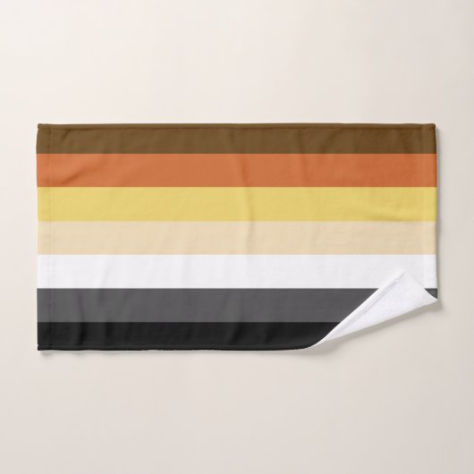 Beer Pride, neutraal gradiëntstripes, LGBTQ Pride Bad Handdoek (Handdoek)