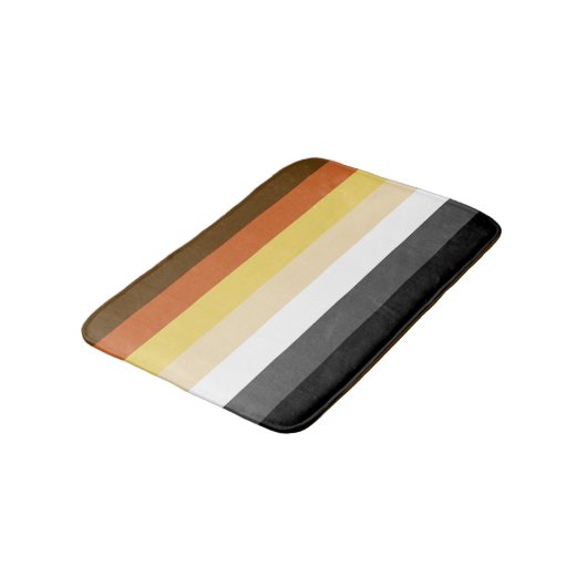 Beer Pride, neutraal gradiëntstripes, LGBTQ Pride Badmat (Gekanteld)