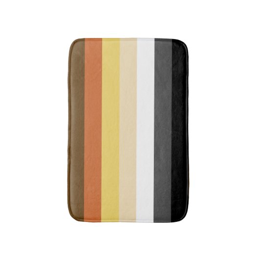 Beer Pride, neutraal gradiëntstripes, LGBTQ Pride Badmat (Voorkant Verticaal)