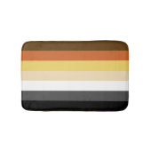 Beer Pride, neutraal gradiëntstripes, LGBTQ Pride Badmat (Voorkant)