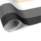 Beer Pride, neutraal gradiëntstripes, LGBTQ Pride Cadeaupapier (Rol Hoek)