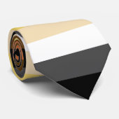 Beer Pride, neutraal gradiëntstripes, LGBTQ Pride Stropdas (Opgerold)