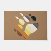 Beer Pride Noodlijdende Pauw Deurmat (Voorkant)