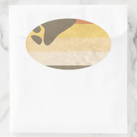 BEER PRIDE  ONTWERP OVALE STICKER (Tas)