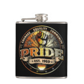Beer Pride opgericht in 1969 Heupfles (Voorkant)