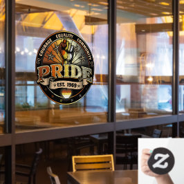 Beer Pride opgericht in 1969 Raamsticker