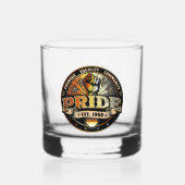 Beer Pride opgericht in 1969 Whisky Glas (Voorkant)