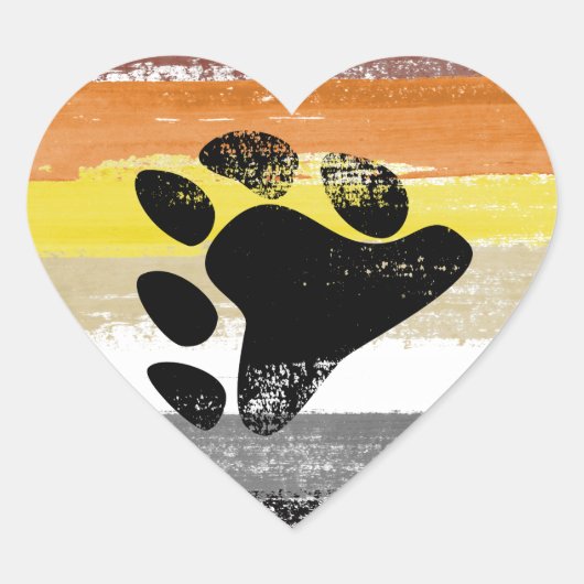 Beer Pride Paint Hart Sticker (Voorkant)