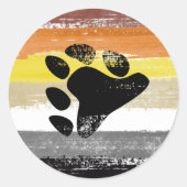 Beer Pride Paint Ronde Sticker (Voorkant)