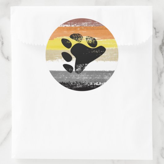 Beer Pride Paint Ronde Sticker (Tas)