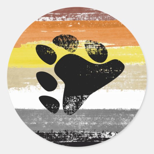 Beer Pride Paint Ronde Sticker (Voorkant)