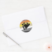 Beer Pride Paint Ronde Sticker (Envelop)