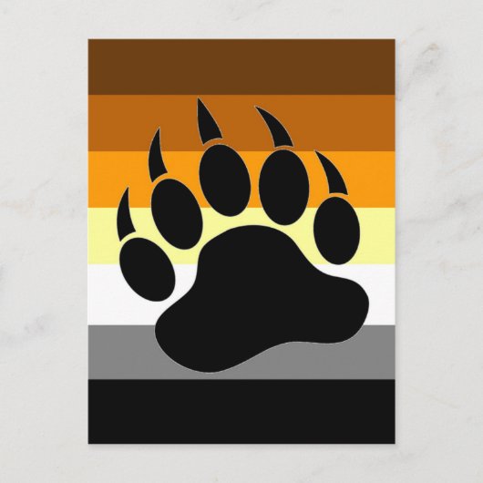 Beer Pride Paw Briefkaart (Voorkant)