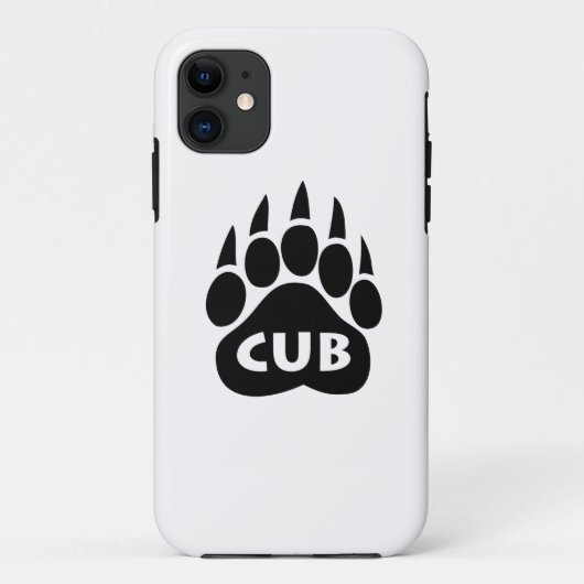 Beer Pride Paw "Cub" iPhone 5 Hoesje (Achterkant)