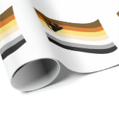 Beer Pride Paw Golvende Vlag Cadeaupapier (Rol Hoek)