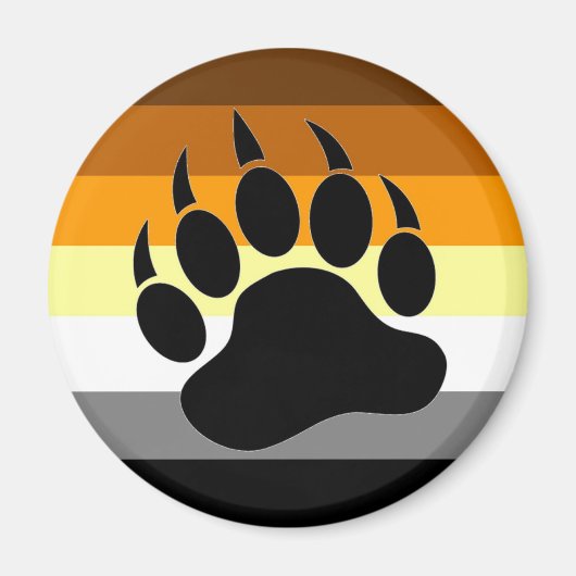 Beer Pride Paw Magneet (Voorkant)
