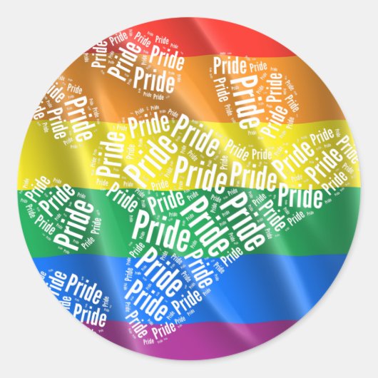 BEER PRIDE PAW PATTERN - WHITE.PNG RONDE STICKER (Voorkant)