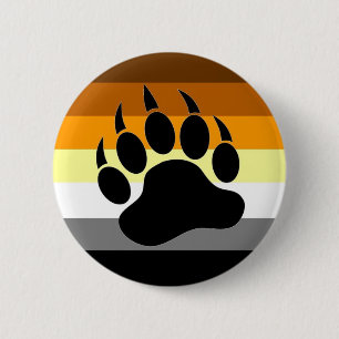 Beer Pride Paw Ronde Button 5,7 Cm
