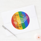 BEER PRIDE - png.nl Ronde Sticker (Envelop)
