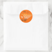 BEER PRIDE - png.nl Ronde Sticker (Tas)