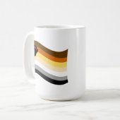 Beer Pride Poot Golvende Vlag Koffiemok (Voorkant links)