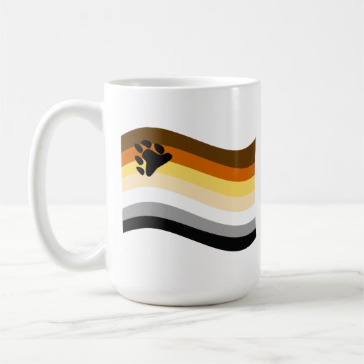 Beer Pride Poot Golvende Vlag Koffiemok (Links)