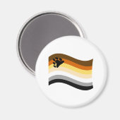 Beer Pride Poot Golvende Vlag Magneet (Voorkant / Achterkant)