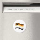 Beer Pride Poot Golvende Vlag Magneet (Insitu (Vaatwasser))