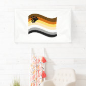 Beer Pride Poot Golvende Vlag Spandoek (Insitu)