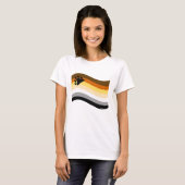 Beer Pride Poot Golvende Vlag T-shirt (Voorkant volledig)
