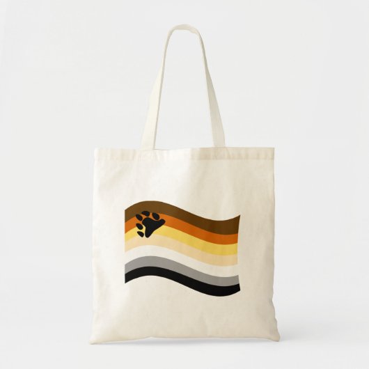 Beer Pride Poot Golvende Vlag Tote Bag (Voorkant)
