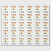 Beer Pride Poot Retro Patroon Ontwerp Letters Cadeaupapier (Vlak)