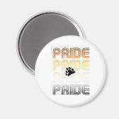 Beer Pride Poot Retro Patroon Ontwerp Letters Magneet (Voorkant / Achterkant)