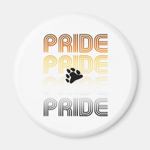 Beer Pride Poot Retro Patroon Ontwerp Letters Magneet